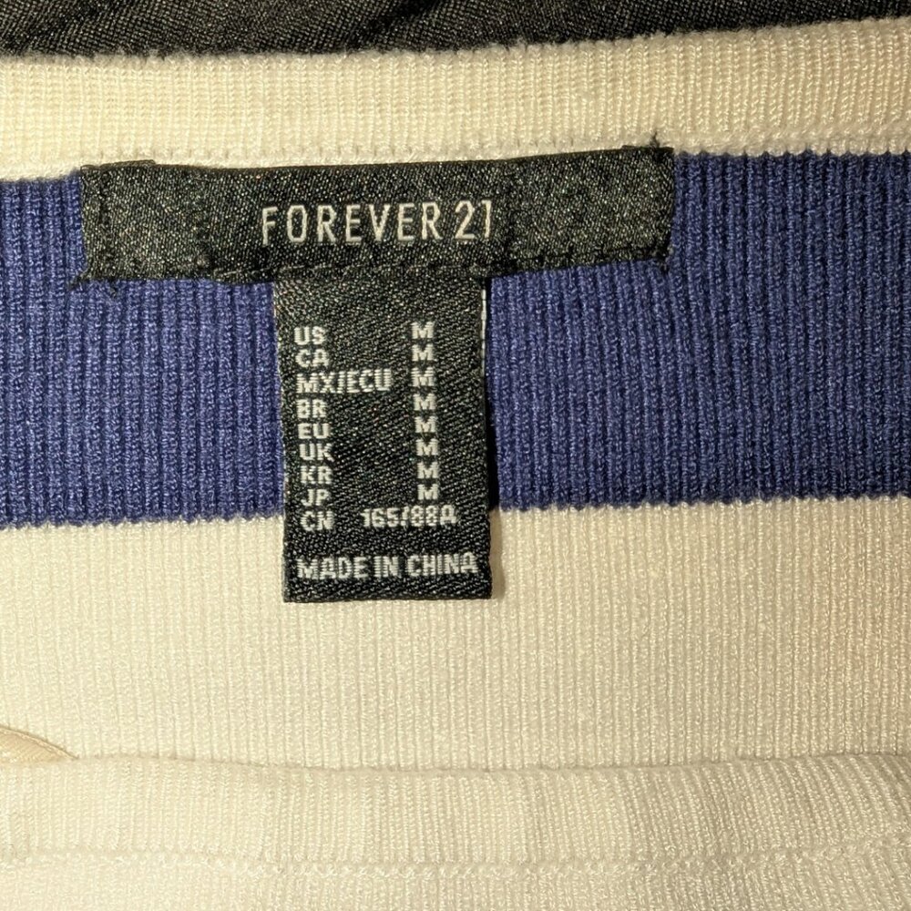 Custom Bleach Pattern Rainbow Stripe Knit Tank - Picture 3 of 3